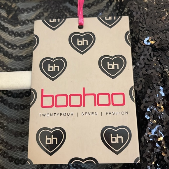 Sequined Coat, Duster. Long Black NEW with tag - Picture 3 of 8